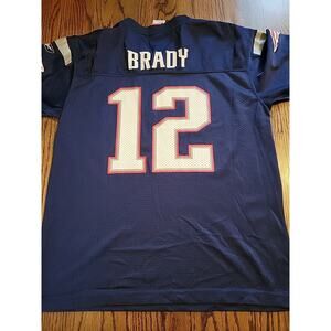 Reebok Tom Brady New England PATRIOTS NFL Football Jersey XL 18-20 Boys